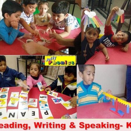 Reading writing and speaking for kg