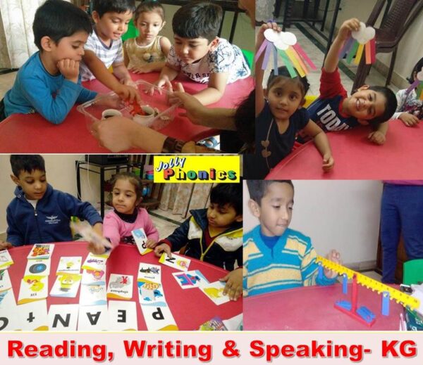 Reading writing and speaking for kg