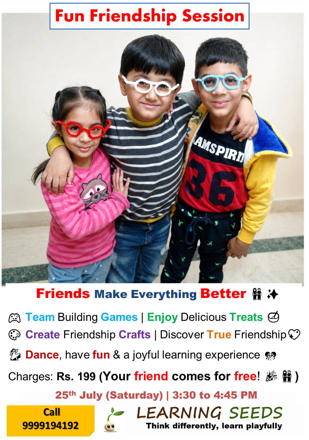 Fun Friendship Session| 25th JULY 2026