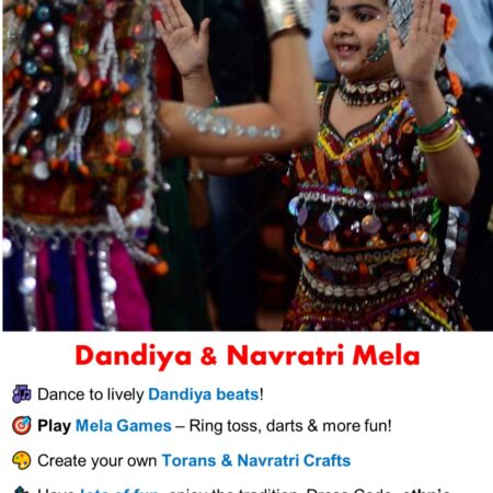 Festive Dandiya & Navratri Mela 20th Sep (Sat)