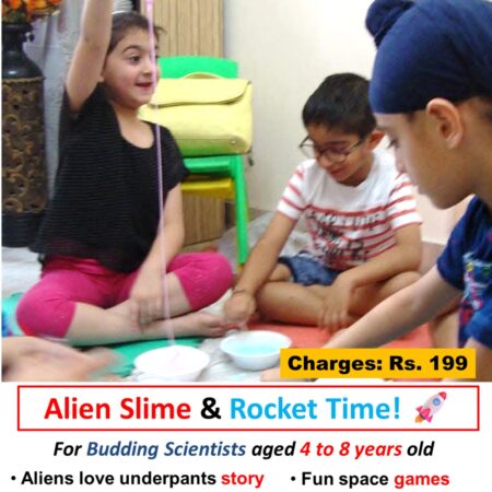 Aliens Slime & Rocket Time- Spl. Space workshop (4 June)