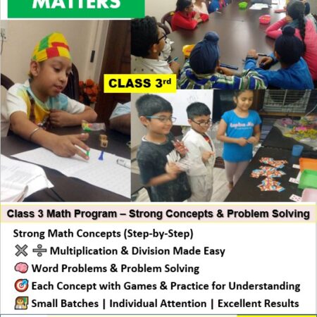 Class 3 Math Program – Strong Concepts & Problem Solving