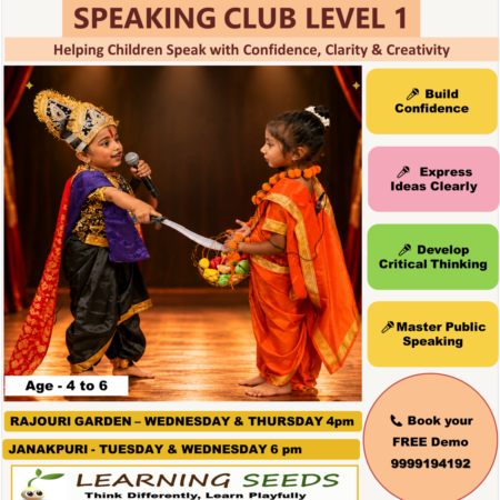 SPEAKING CLUB - LEVEL 1| 4-6 years old